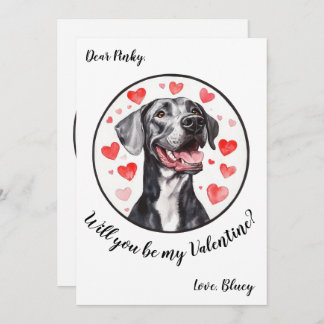 Cartão do Dia dos Namorados personalizável Great D