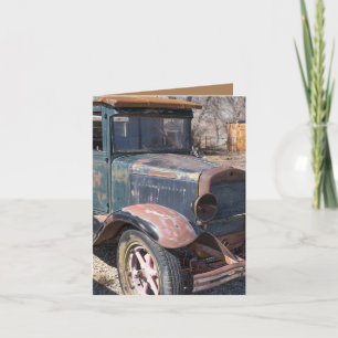 Cartão do Dia dos Pais, Caminhão Antigo Raridade