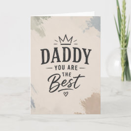 Cartão do Dia dos Pais de Apreciação ao Papai Mini
