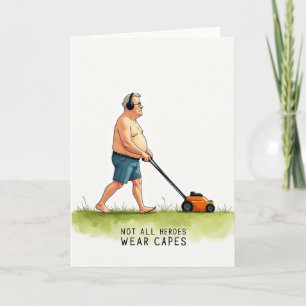 Cartão do Dia dos Pais Grisalhos