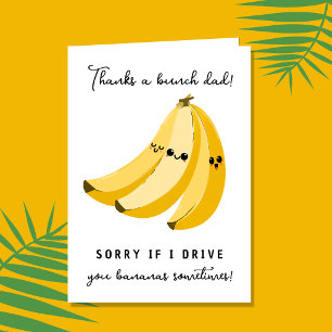 Cartão do Dia dos Pais para o papai agradece um mo