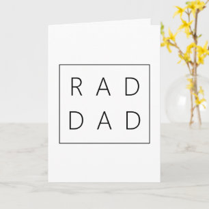 Cartão do Dia dos Pais Rad Dad