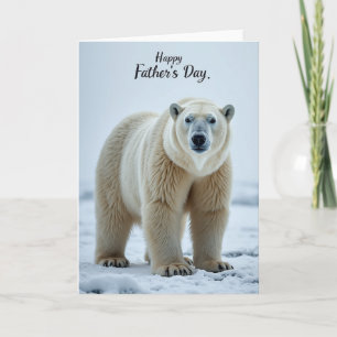 Cartão do Dia dos Pais Urso Majestoso