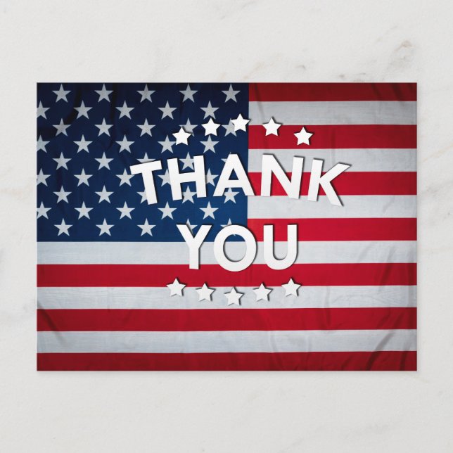 Cartão do Dia dos Veteranos (Frente)