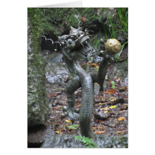 Cartão ~ do dragão do Mt. Kurama