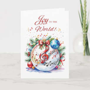 Cartão DO Enfeites de natal de Professores de Piano