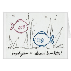 Cartão do enfisema & da bronquite crônica