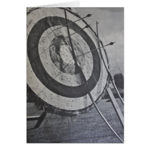 Cartão do equipamento do tiro ao arco