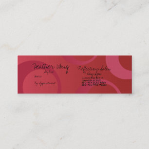 cartão do estilista