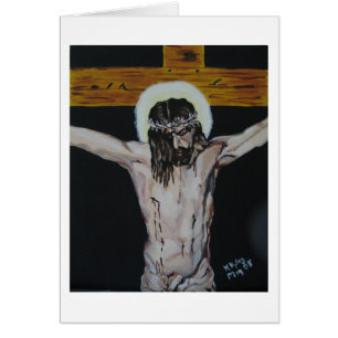 Cartão do estudo da crucificação de Velázquez
