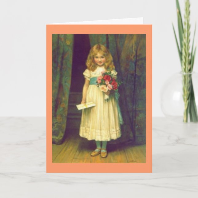 Cartão do feliz aniversario do Victorian (Frente)