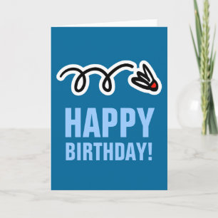 Cartão do feliz aniversario para o jogador e o f