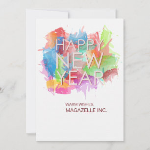 Cartão do feliz ano novo