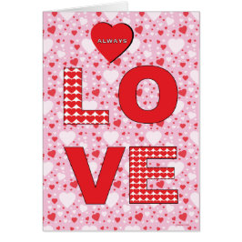 Cartão Do feliz dia dos namorados do feriado corações do