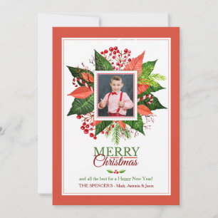 Cartão do feriado da foto do esplendor do Natal