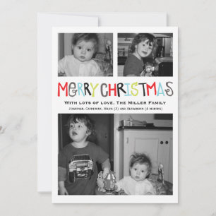 Cartão do feriado da foto do Feliz Natal 3