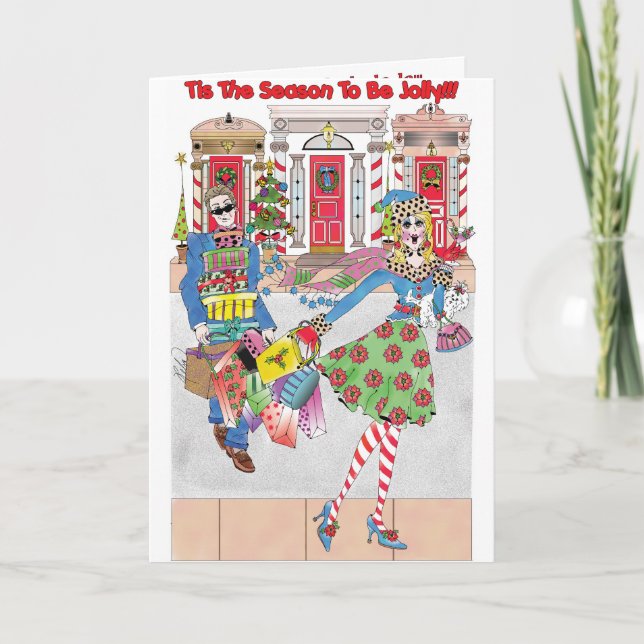 Cartão do feriado do Natal (Frente)