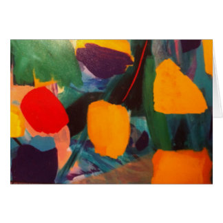 Cartão do festival da tulipa