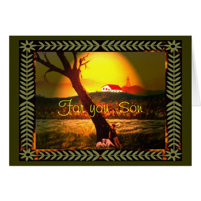 Cartão do filho (Frente Horizontal)