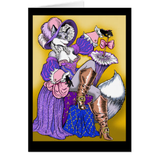 Cartão do Fox de Marie Antoinette