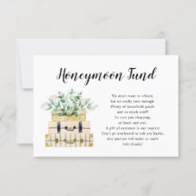 Cartão do Fundo Eucalyptus Greenery Lucía Honeymoo