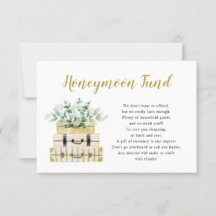 Cartão do Fundo Eucalyptus Greenery Lucía Honeymoo