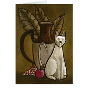 Cartão do gato 3 de Bombaim