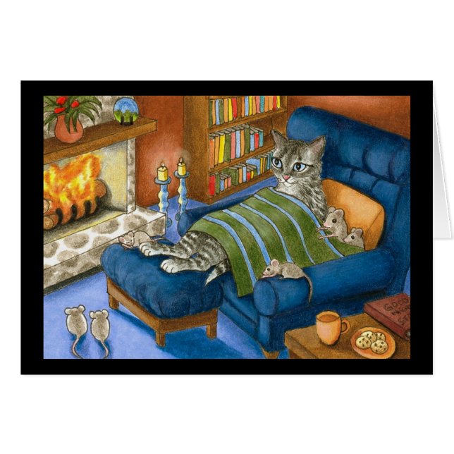 cartão do gato 459 (Frente Horizontal)