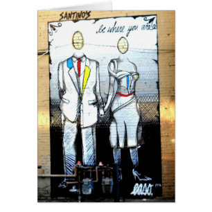 Cartão do grafite Santino