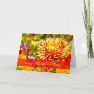 Cartão Do Grupo Wildflower Birthday