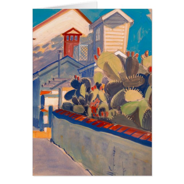 Cartão do jardim da missão de San Juan Bautista (Frente)