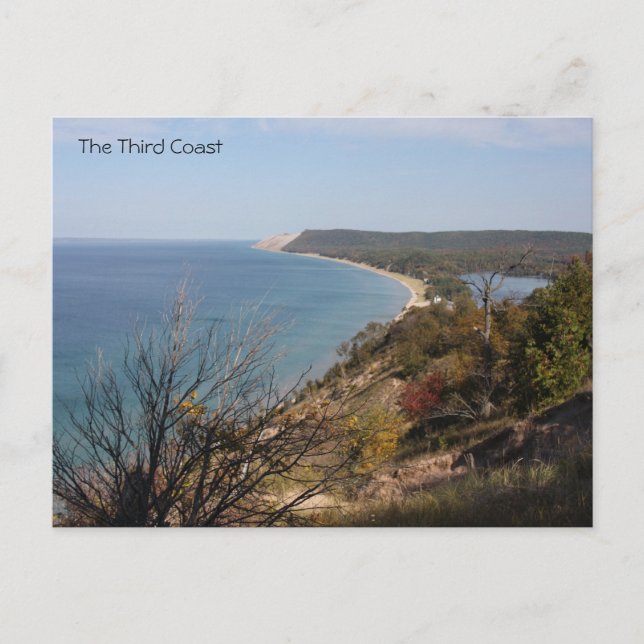 Cartão do Lago Michigan (Frente)