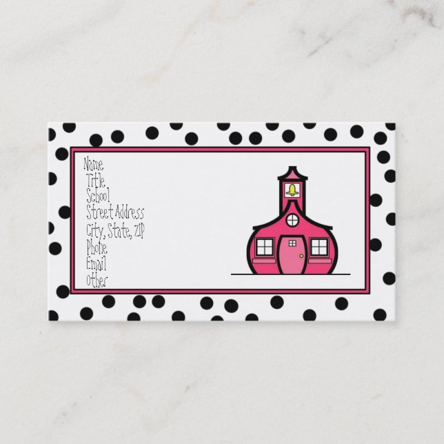 Cartão do logotipo do ponto (Frente)