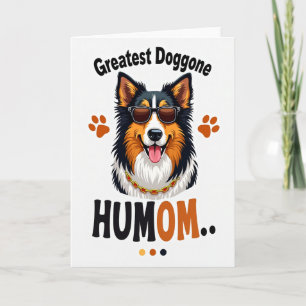 Cartão do Maior Cão Humom Listrado