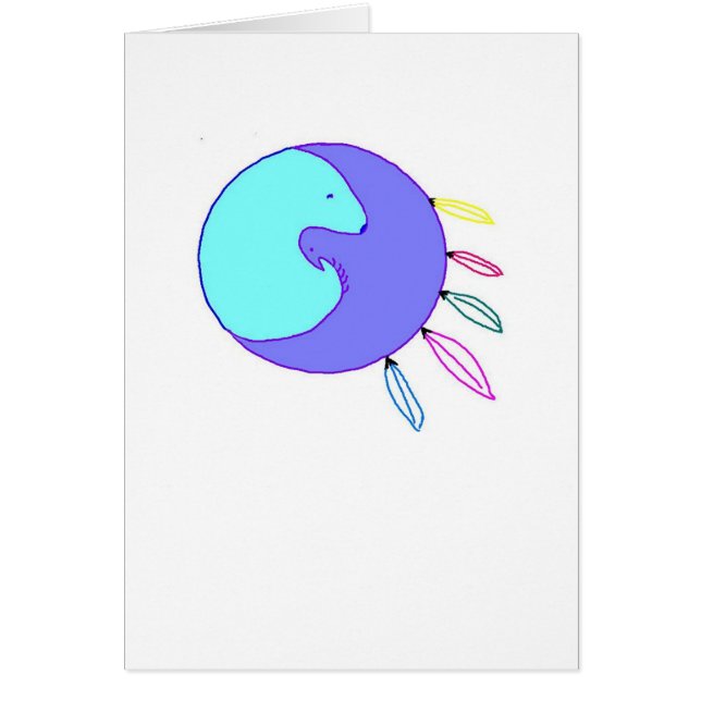 cartão do mandella do pássaro-urso (Frente)