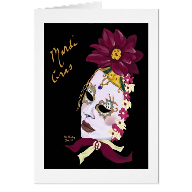 Cartão do mascarada (Frente)