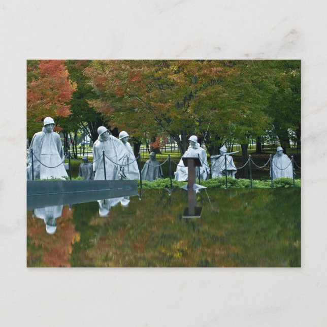 Cartão do memorial dos veteranos de Guerra da (Frente)