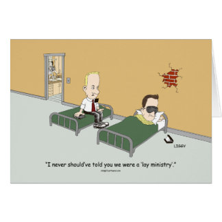 Cartão do ministério de configuração