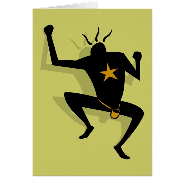 Cartão do montanhista da sombra (Frente)