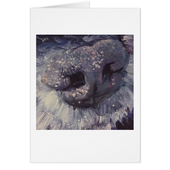 Cartão do nariz de cão (Frente)