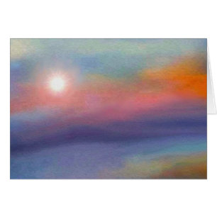 Cartão do nascer do sol do Ani de Modeh