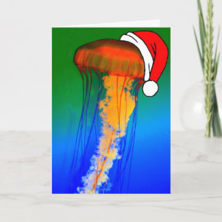 Cartão do Natal das medusa