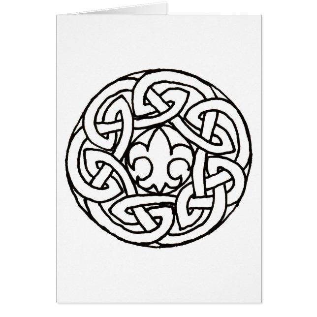 Cartão do nó do escuteiro de menino (Frente)