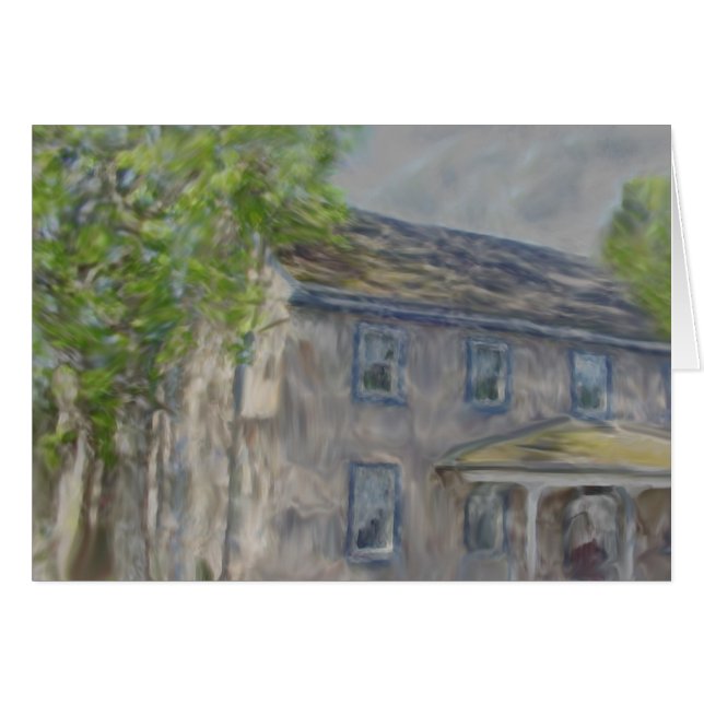 Cartão Do norte do estado New York (Frente Horizontal)