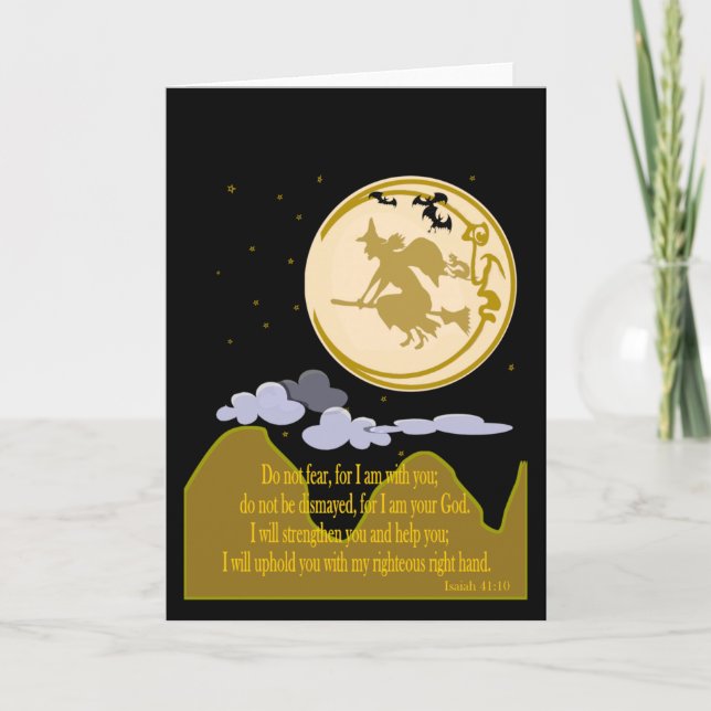 Cartão Do Not Fear - Isaiah 41:10 (Frente)