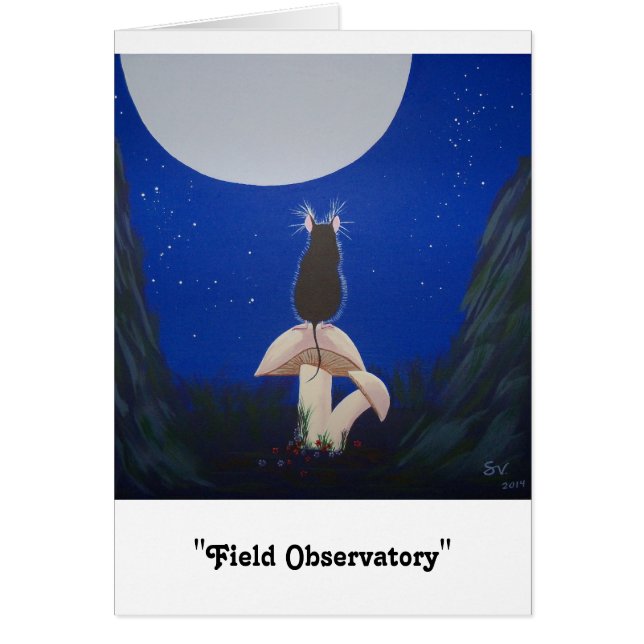 Cartão Do "obervatório campo " (Frente)