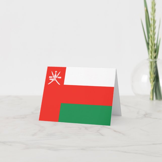 Cartão do Oman (Frente)