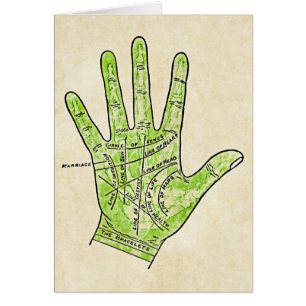 Cartão do Palmistry