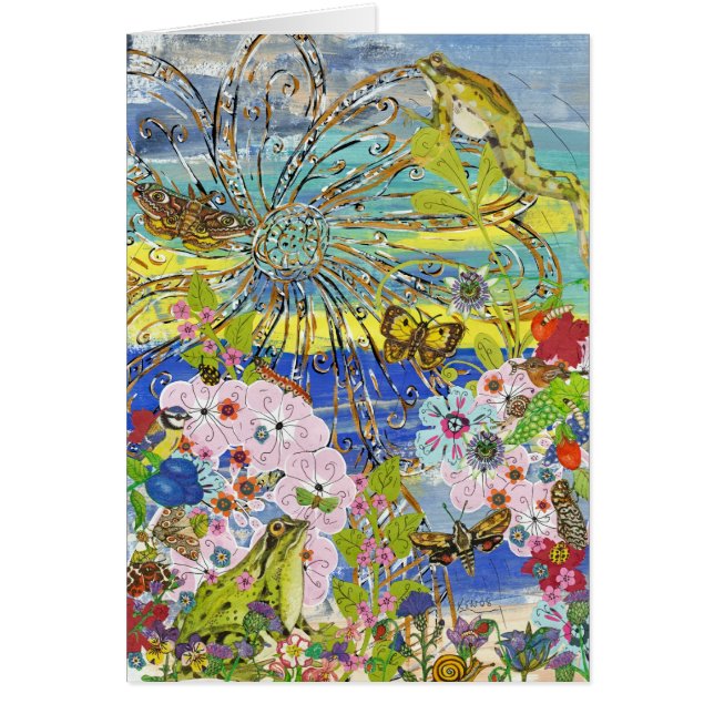 Cartão do paraíso dos sapos (Frente)