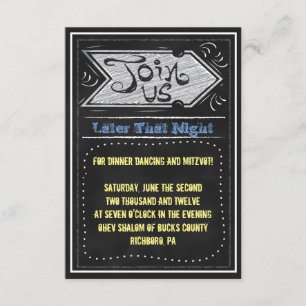 Cartão do partido do convite de Mitzvah do bar do